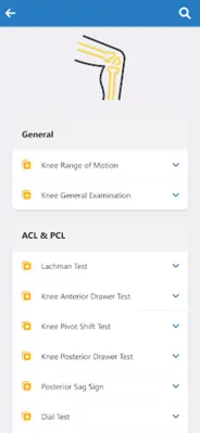 Orthopedic Special Tests android App screenshot 9