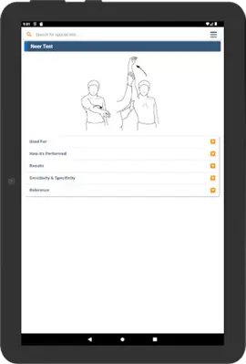 Orthopedic Special Tests android App screenshot 2
